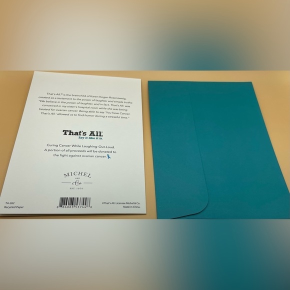 Wow, She Was So Young Birthday Greeting Card with Teal Envelope, NEW - Picture 3 of 3